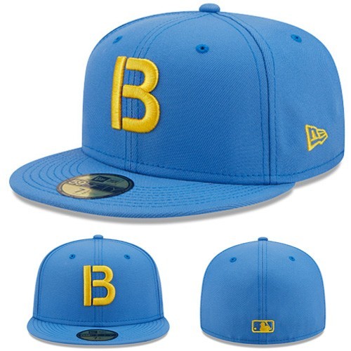 New Era Boston Red Sox Fitted Hat MLB City Connect Light Blue Cap