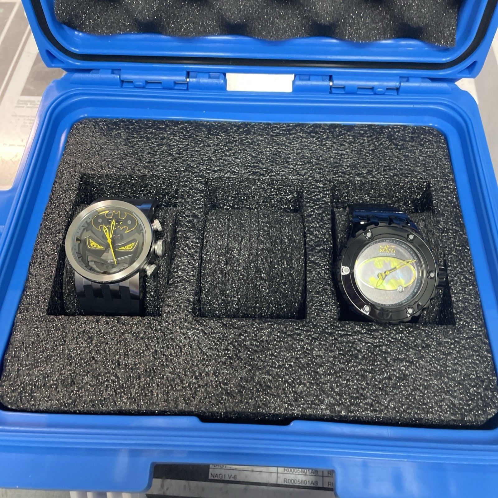 Invicta DC Comics Batman and Superman Two-Watch Set