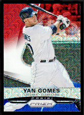2015 Panini Prizm Yan Gomes Red White and Blue Mojo Prizm #149