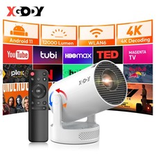 4K HD Mini Smart Beamer HDMI WiFi Heimkino Projektor LED Bluetooth Android XGODY