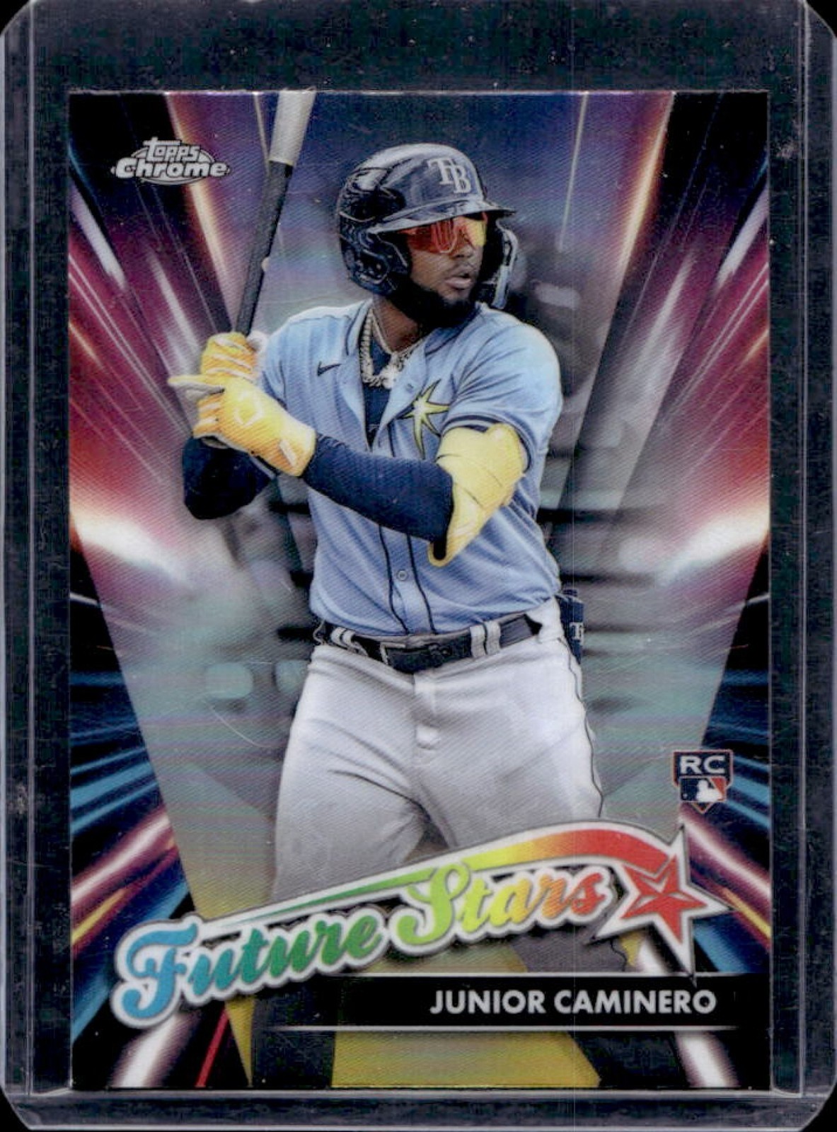 2024 Topps Chrome Update Junior Caminero Future Stars RC Rookie #FSU-18 Rays