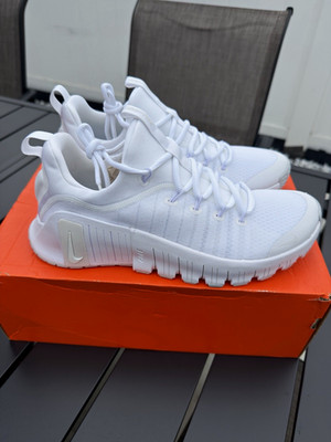 Nike Free Metcon 6 Men's Low Top Lace-Up Sneaker White/Platinum Tint FJ7126-101