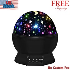 Star Projector Night Light for Kids 360 Degree Rotation 16 Color LED Lamp