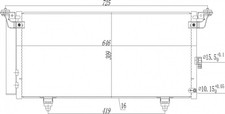 Hart 621 615 Condenser, Air Conditioning for Subaru