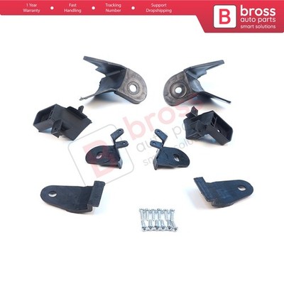 Headlight Repair Bracket Set Left Right for Renault Symbol MK3 Facelift 2017-On