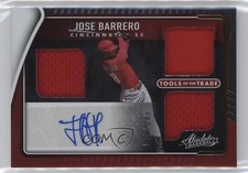 2022 Absolute Tools of the Trade 3 Swatch Signatures /199 Jose Garcia Auto 4f5