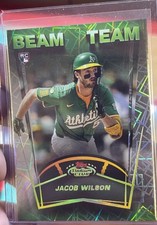 2025 Topps Stadium Club Jacob Wilson Beam Team SSP OAK A's RC