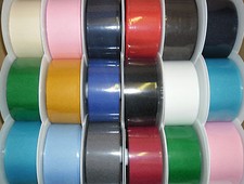 TOP QUALITY GROSGRAIN RIBBON 50MM, 5 METRES, ASSORTED COLS GIFT WRAP, CRAFTS