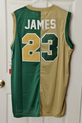 split lebron jersey