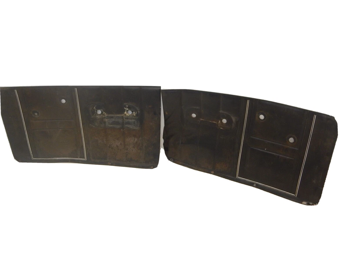 Jeep J Series J10 Truck 84 88 OEM Black Interior Door Panel Pair