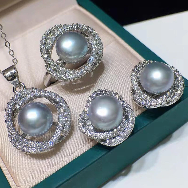 Pearl ring and necklace set deals