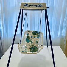 Columpio de juguete Swyngomatic vintage para niños pequeños para bebé muñeca cuerda