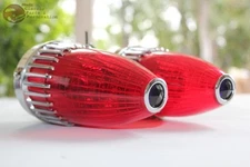 59 Cadillac Red Blue Dot Tail Lamp Lights Custom Car Truck Hot Rat Rod VW Pair