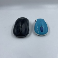 Lot of 2 Logitech M185 m187 Wireless Optical Mouse includes USB receiver Dongle