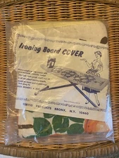Vintage Fertig Standard Ironing  Board Cover/prop/decor w/Peaches NEW in package