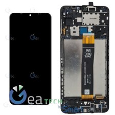 DISPLAY LCD SAMSUNG GALAXY A12 A127 SCHERMO PARI ORIGINALE FRAME BOE B6 B8 NERA