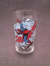 Verre a moutarde illustré ancien "spiderman"1978
