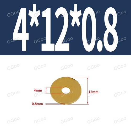 Messing Flachscheibe M2 M2,5 M3 M4 M5 M6 M8 M10 M12 M16 M18 M20 M22 M24 DIN 125A - Bild 25 von 83