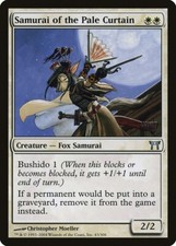 Champions of Kamigawa Samurai of the Pale Curtain MTG Magic the Gathering NM