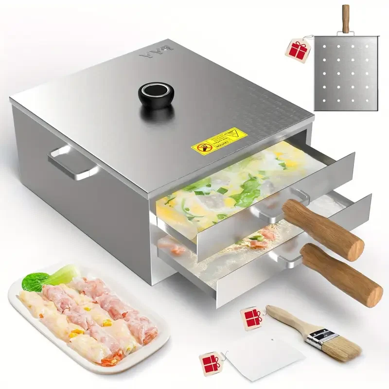 Chinese Cantonese Cheung Fun Changfen Maker 广东拉肠粉机器