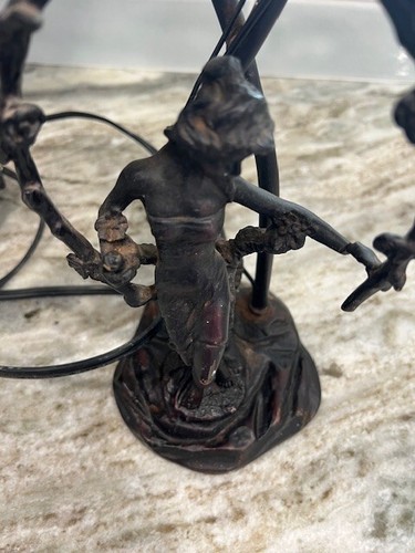 Trellis Girl 2 Light Accent Lamp Solid Heavy Metal - Picture 6 of 7