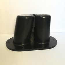 High Quality Dual Port Plastic DJ/PA Speaker Stand Internal Adapters Top Hat