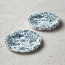 Set of 12 FRONTGATE Lani Fish High Quality Thick Melamine Side Plates, NEW OTHER