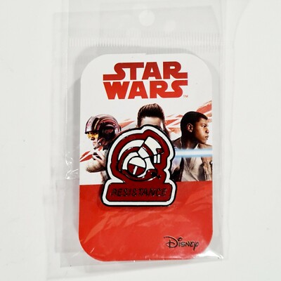 Official STAR WARS - THE LAST JEDI Pin Badge RESISTANCE Neu! Disney/Lucasfilm