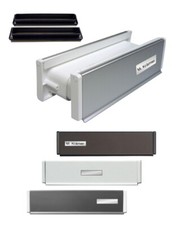 Alu-Briefeinwurf-m.Schacht-Nr.1-270 x 78 mm-Briefkasten-Briefschlitz-Briefklappe