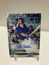 2018 Panini Chronicles Panini Signatures Purple /99 DJ Peters PS-DP Auto Dodgers