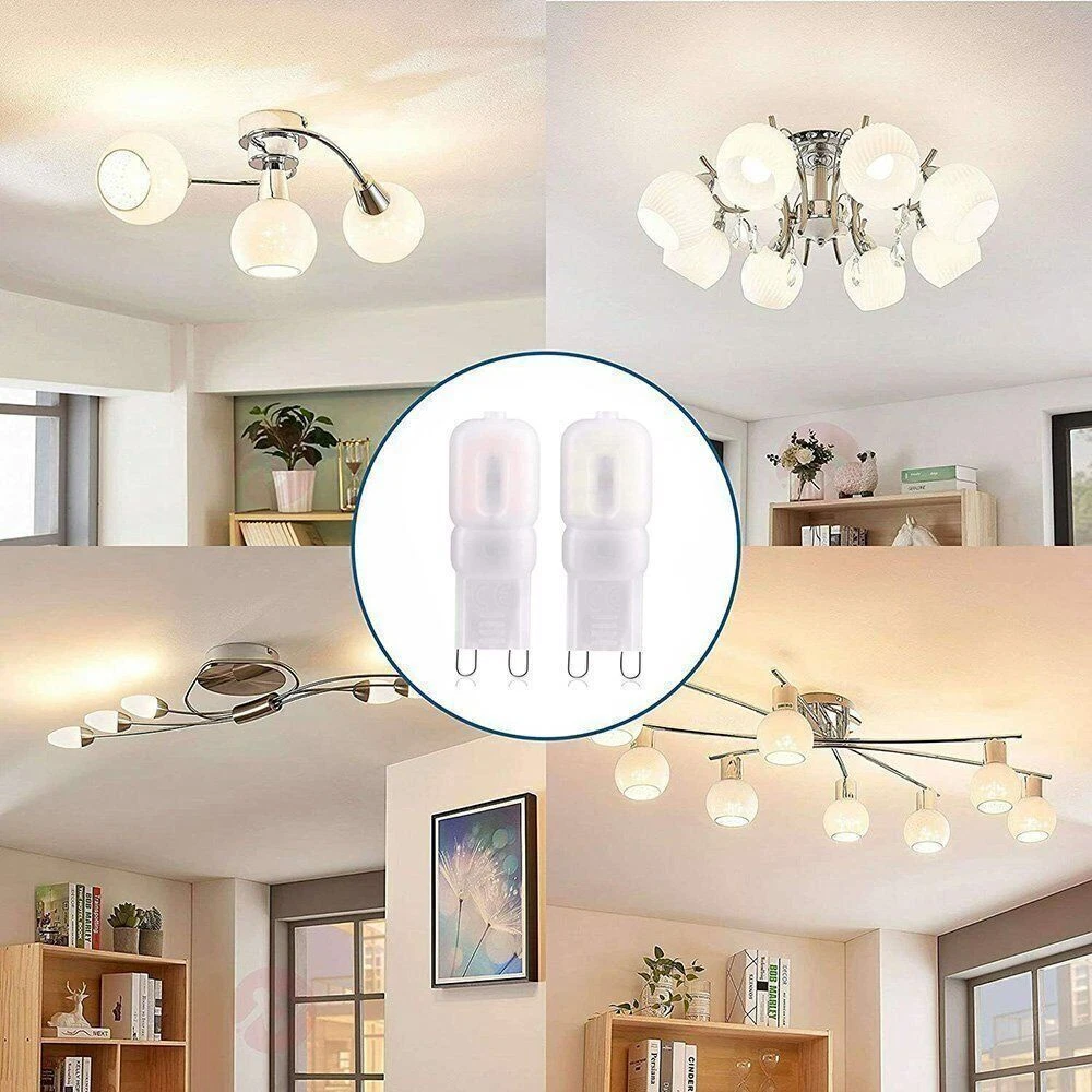 220V Halogen Light Bulbs Halogen Lamp Dimmable bulb Light Bulb For G9 LED 3W 5W