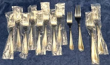 --NEW--YOUR CHOICE-ONEIDA SEAWARD STAINLESS STEEL 8" DINNER OR 6 1/2" SALAD FORK