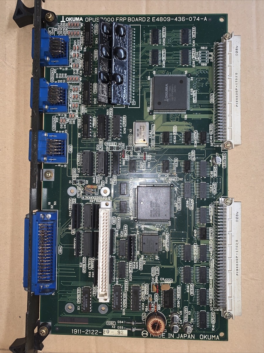 マザーボード Okuma Opus7000 FRP Board E4809-436-074-A Okuma Opus7000 FRP Board E4809-436-074-A Used with Warranty