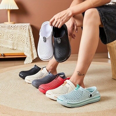Men's Women's Summer Casual Slipper Clogs Slip on Shoes, Waterproof Sandals US