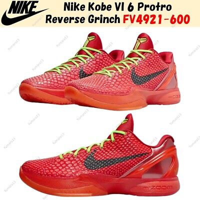 Nike Kobe VI 6 Protro Reverse Grinch FV4921-600 Men's Size Nike Kobe VI 6 Protro Reverse Grinch FV4921-600 Men's Size