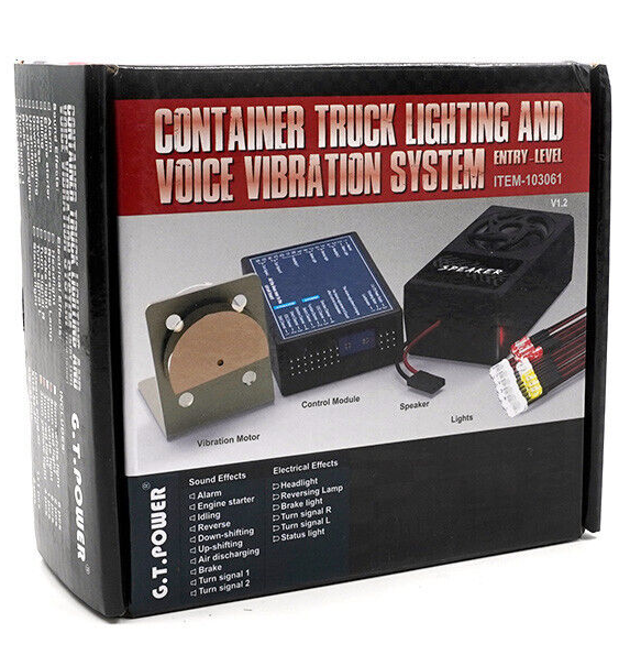 G.T Power 1/10 Diesel Truck Lighting Sound Vibration System for RC Semis