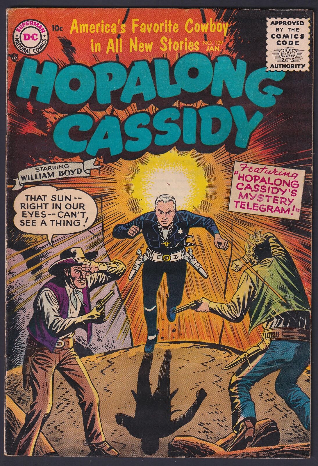Hopalong Cassidy #109 1956 DC 6.5 Fine+ comic