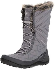 NIB Columbia Womens Minx Mid Iii Snow Boot Size 6, Color Ti Grey Steel/Grey Ice