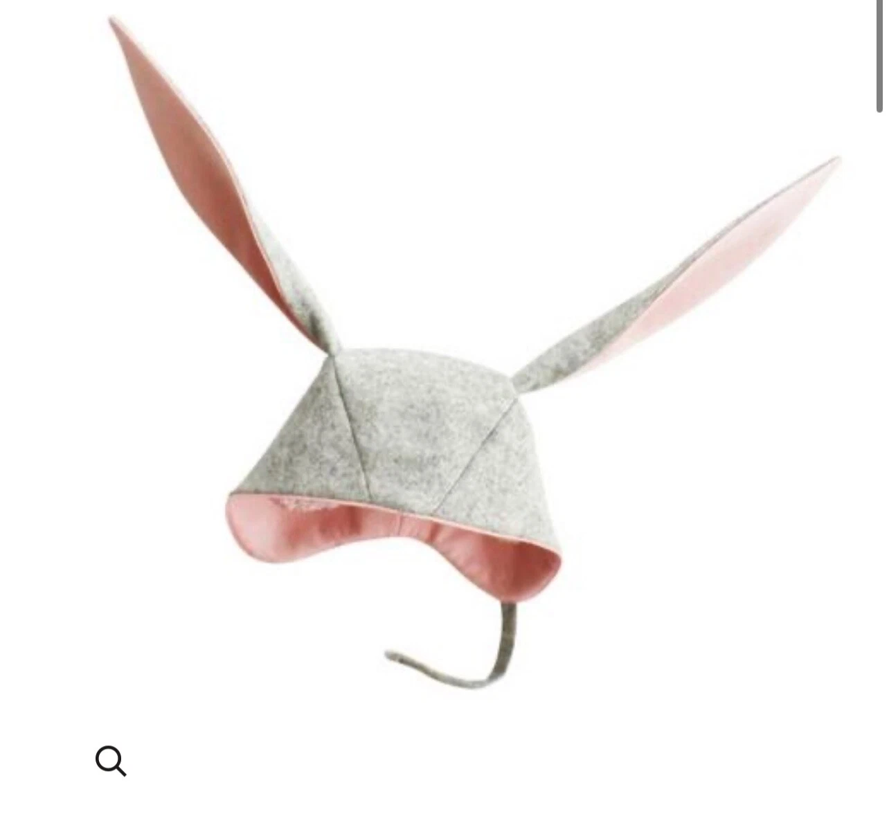 Little goodall LUXE GREY BUNNY HAT baby size 0-12 months