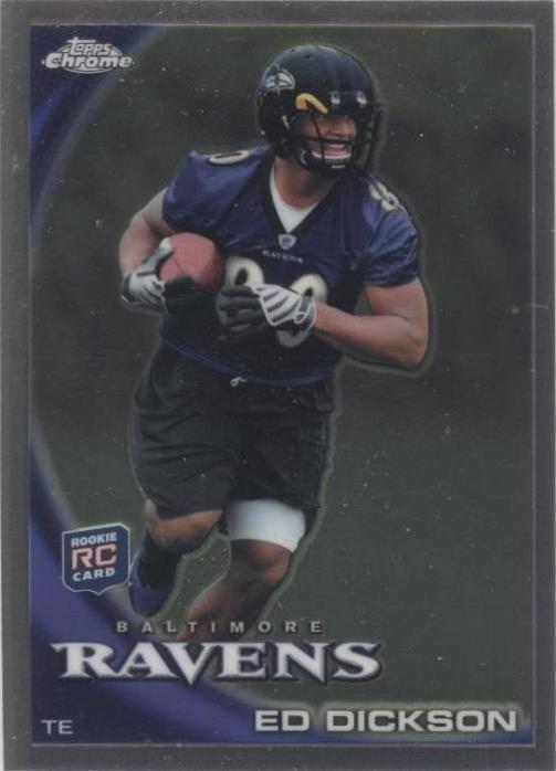 2010 Topps Chrome Ed Dickson #C185 - 1 of 2