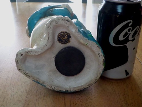 BEAR, [3-D] Ceramic Piggy Bank, JAPAN MADE BANK, 1960's yrs., VINTAGE JAPAN - Picture 8 of 12