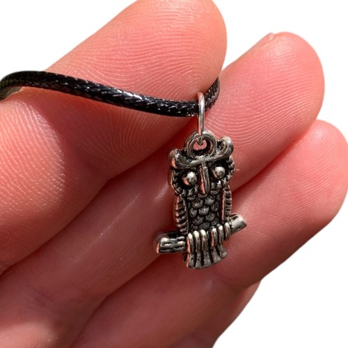 Silver Tone Owl Charm Pendants Owl Lover Necklaces Animal Inspired Women Jewelry - Picture 21 of 35