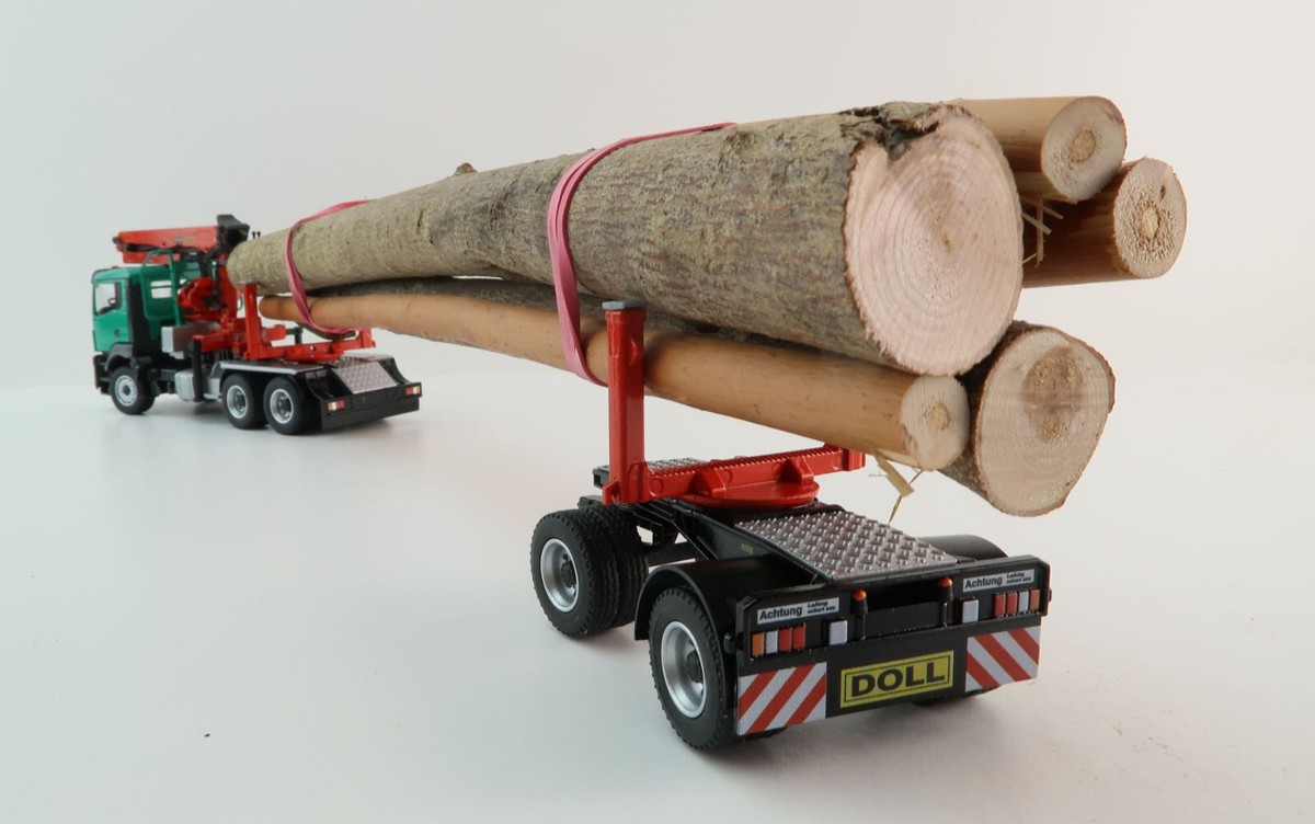 Conrad 81179/01 MAN TGS TN 6x4 Truck and Doll Long Timber Conrad 81179/01 MAN TGS TN 6x4 Truck and Doll Long Timber