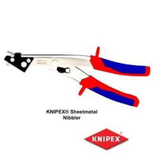 Knipex Sheet Metal Nibbler Tool W/ Spare Cutting Blade – Made In France
