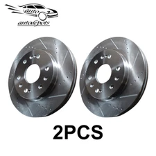 Front Drilled Brake Rotors Fits Chevy GMC Silverado Sierra Suburban 1500 Tahoe