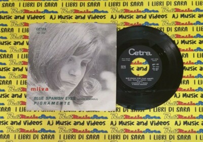 LP 45 7''MILVA Blue spanish eyes Pigramente 1966 italy CETRA SP 1319 no cd mc*dvd