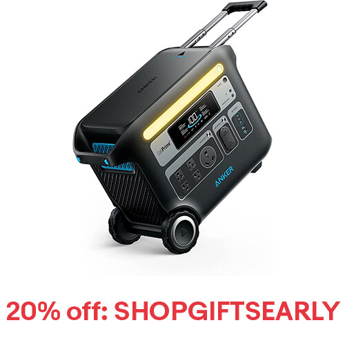 Anker SOLIX F2000 Portable Power Station 2400W Solar Generator 2048Wh |Refurbish