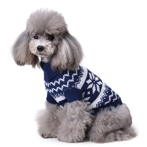 Haustier Weihnachten Pullover Hund Winter Strickwaren Urlaub Kostüme für Haustiere