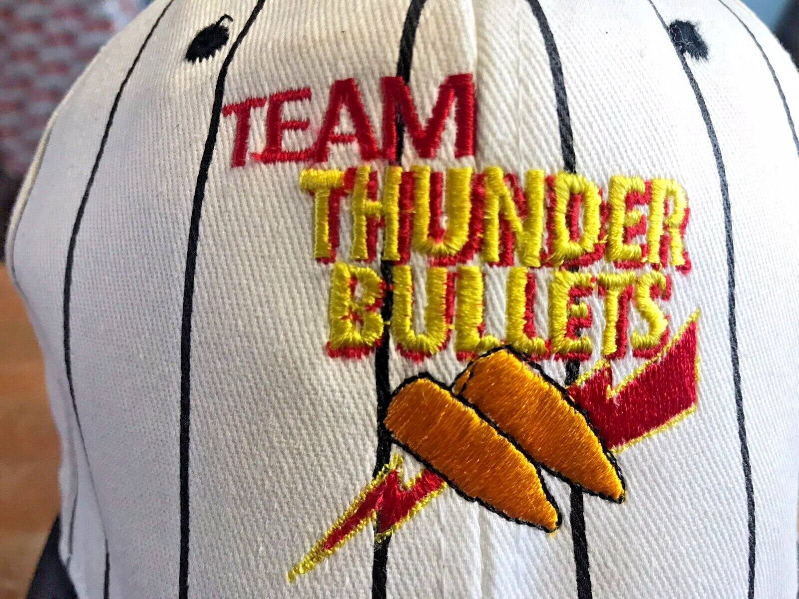 Team Thunder Bullets Snapback Baseball Hat Vintag… - image 2