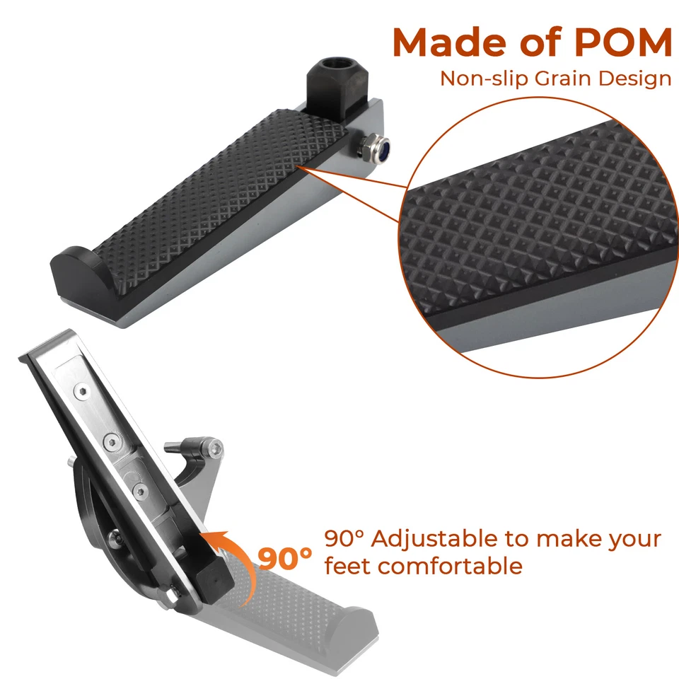 For Yamaha FJR1300 FJR1300A  AE ES Folding Highway Foot Peg Mounting Kit Bolt-On - Imagem 3 de 4